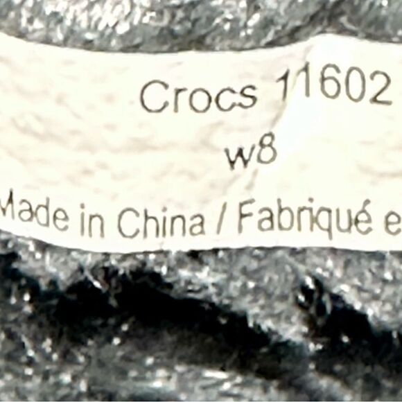 Crocs Faux Suede Fur Lined Clogs- Size 8 - Picture 14 of 14